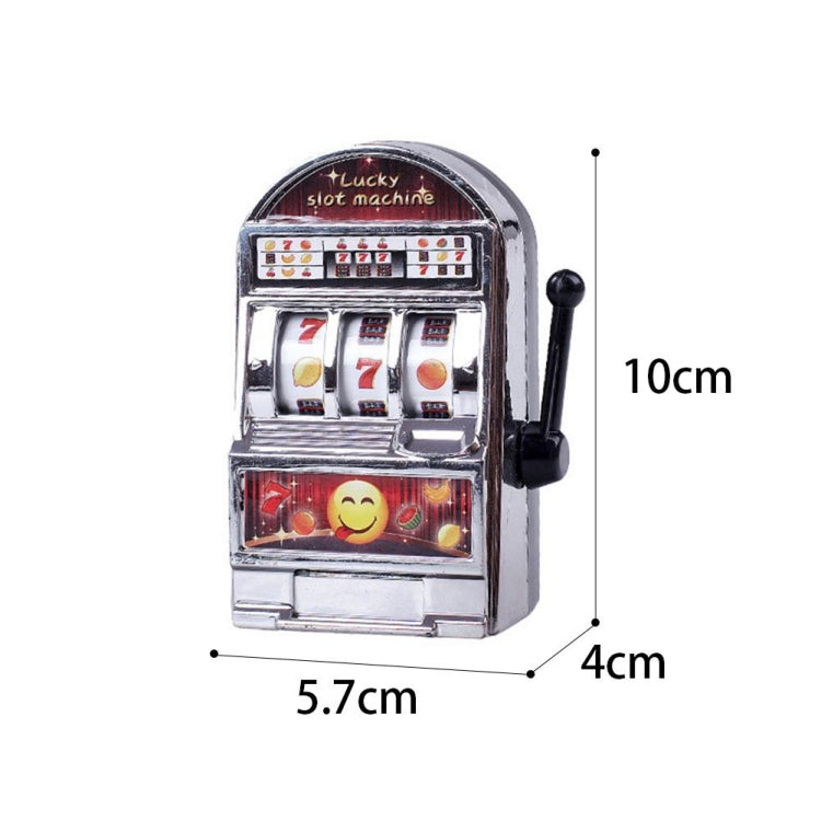 Mini Slot Machine Toy Rotatable Stress Reliever Children Party Jackpot Funny Jokes Play Toy, Random Color