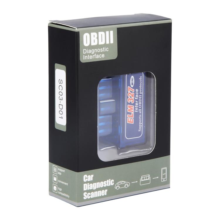 New OBD V2.1 mini ELM327 OBD2 Bluetooth Auto Scanner OBDII 2 Car ELM 327 Tester Diagnostic Tool for Android Windows Symbian
