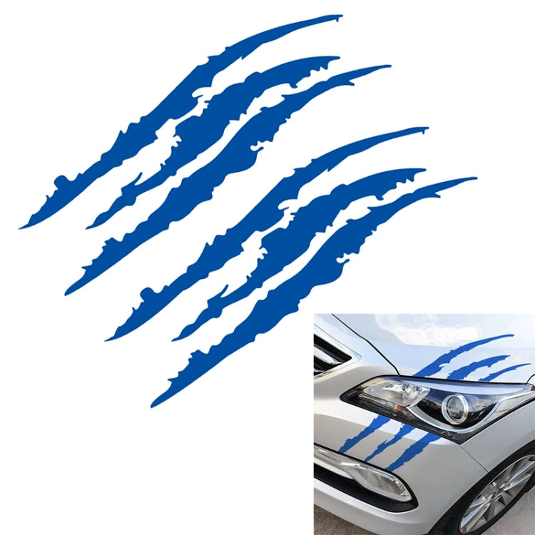 Reflective Car Sticker Monster Scratch Stripe Claw Marks Car Auto Headlight Decoration Vinyl Decal Car Stickers, Size:40X12cm