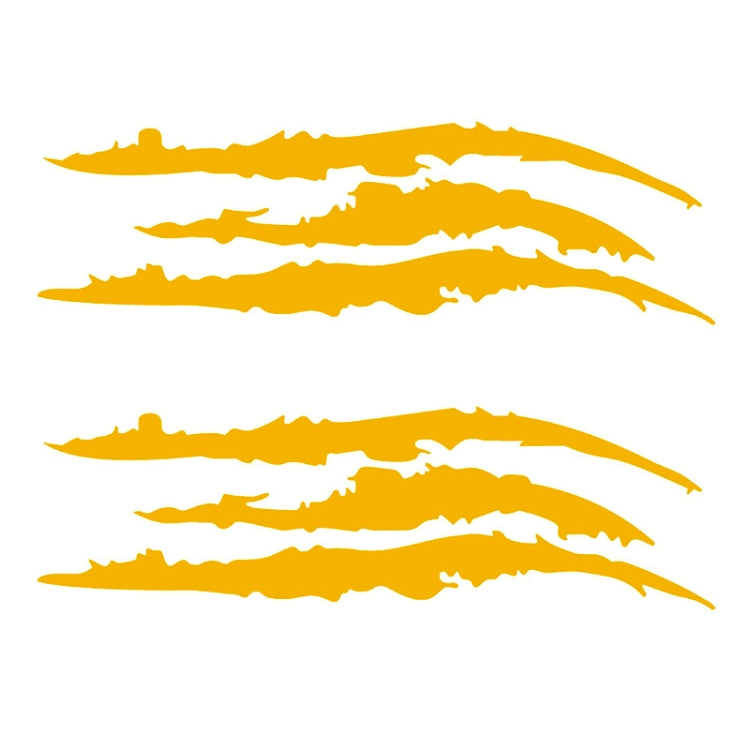 Reflective Car Sticker Monster Scratch Stripe Claw Marks Car Auto Headlight Decoration Vinyl Decal Car Stickers, Size:40X12cm