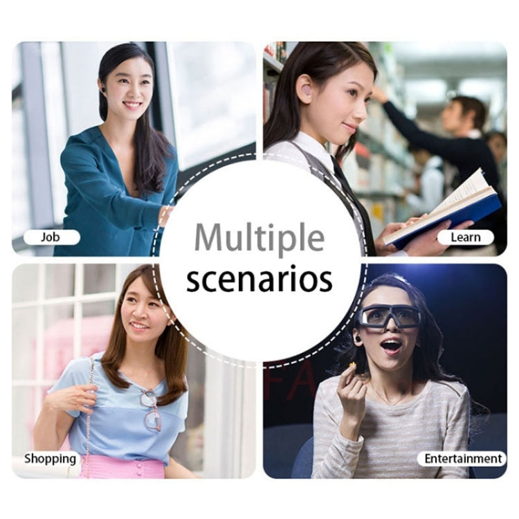 LESIRI X12 Bluetooth Headset Mini Wireless Earphone Portable USB Magnetic Charging Headset Sport Earbud Headset for iPhone