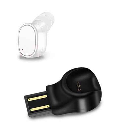 LESIRI X12 Bluetooth Headset Mini Wireless Earphone Portable USB Magnetic Charging Headset Sport Earbud Headset for iPhone
