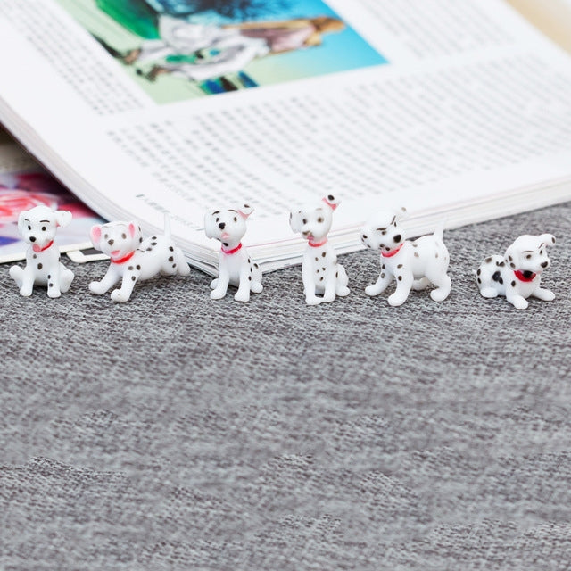 6 PCS / Set Doll House Miniature Toy Dalmatian Kitchen Living Room Micro Landscape Decoration, 6 PCS / Set Dalmatian