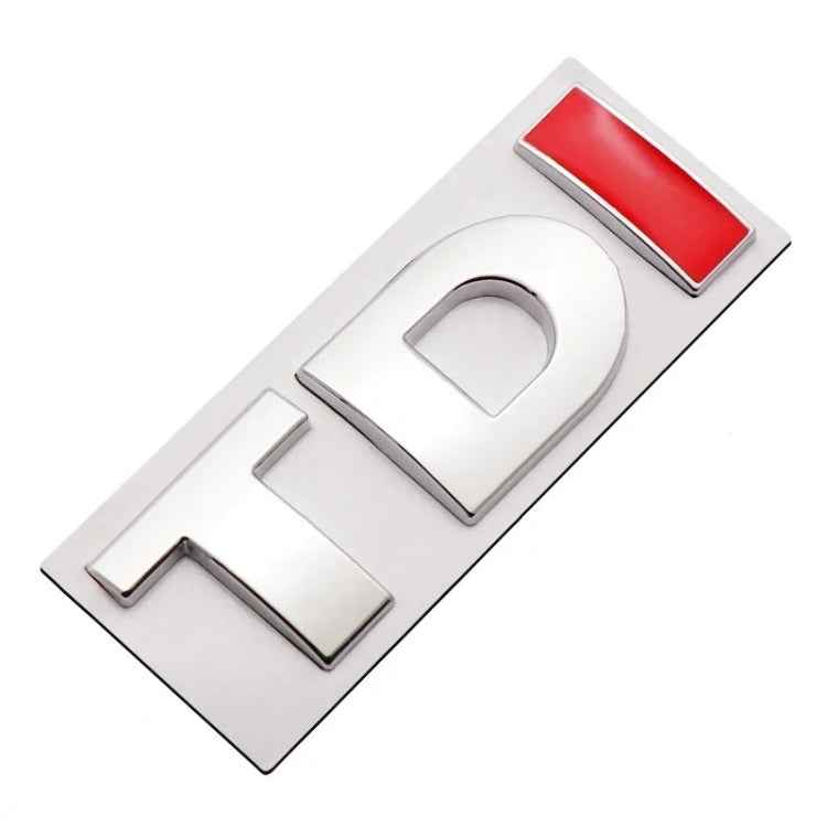 TDI 3D Badge Emblem Decal Car Sticker
