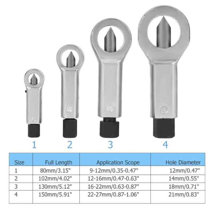 4-in-1 Rust Nut Separator Nut Remover