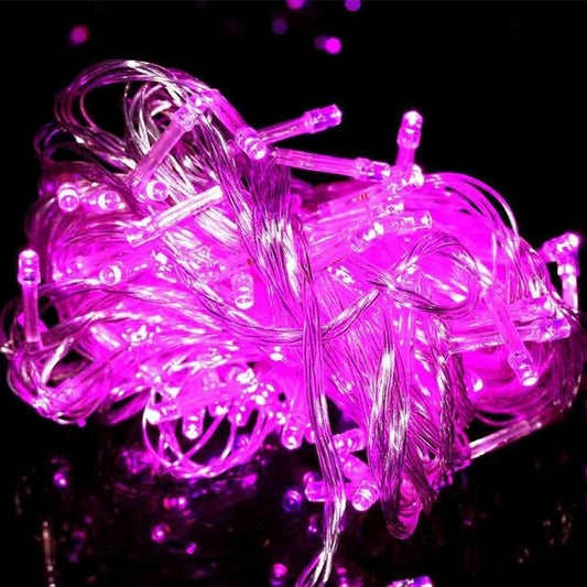 50M LED String Lights Christmas New Year Garland Decoration for Street Room House Garden Outdoor Use DIY Decor EU US Plug in, 50M 400LEDS