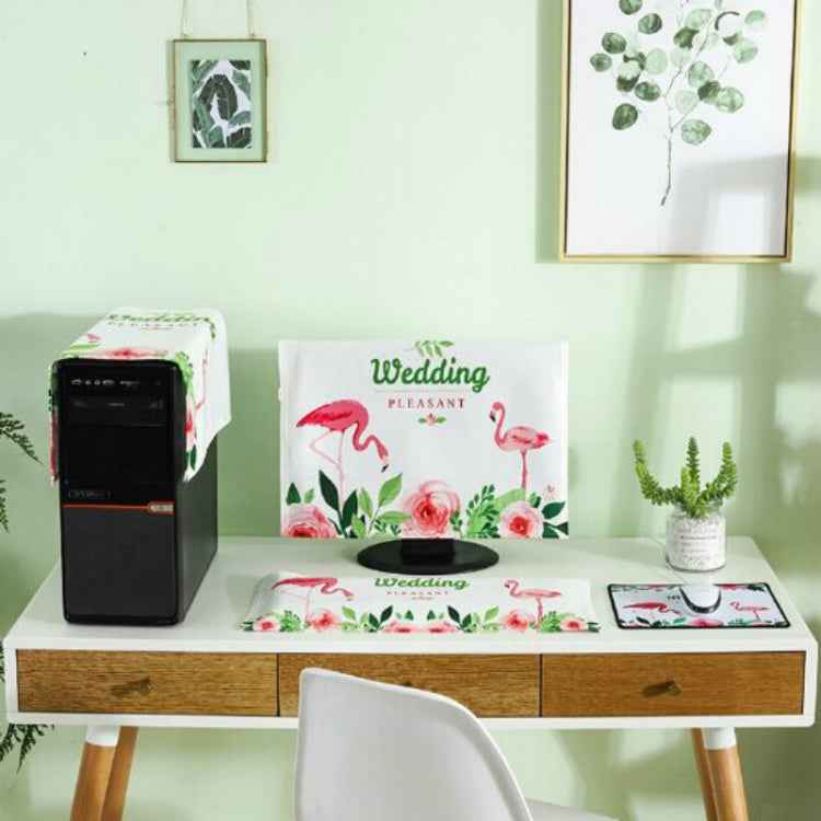 3 in 1 Simple Desktop Computer PC Dust Cover, 17-19 inch, 20-22 inch, 23-24 inch, 25-27 inch