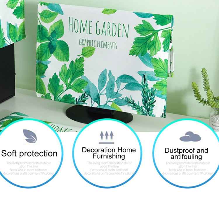 3 in 1 Simple Desktop Computer PC Dust Cover, 17-19 inch, 20-22 inch, 23-24 inch, 25-27 inch