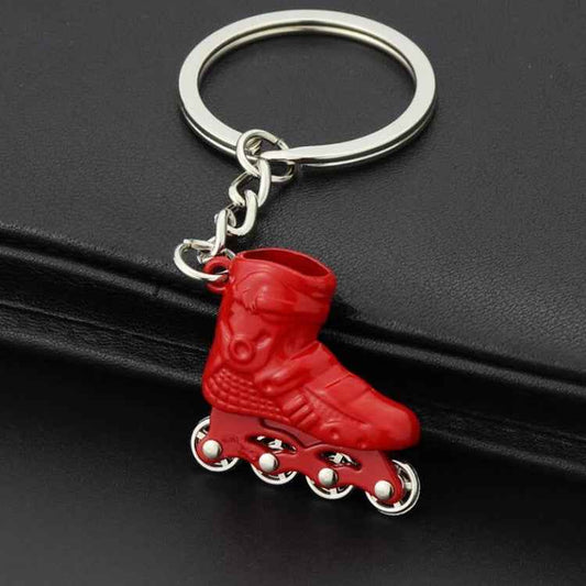 Creative Simulation Skates Keychain Personalized Pendant Gift, Skates Shape(Red), Skates Shape(Blue), Skates Shape(Gold, Skates Shape(Silver)