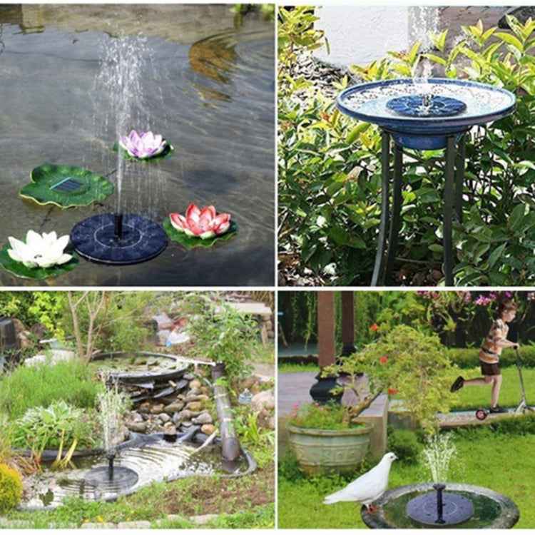 Garden Automatic Solar Floating Fountain Waterfall, Solar Waterfall