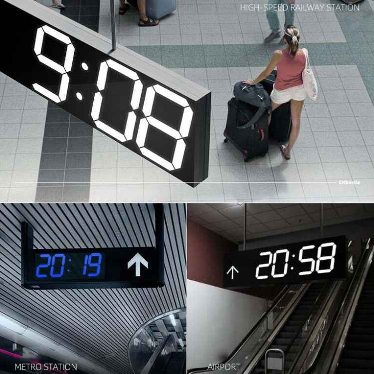 Wall Sticker LED Wall Clock Decorative Clock Creative Acrylic Mirror Clock US Plug, Remote Version Sealed Box