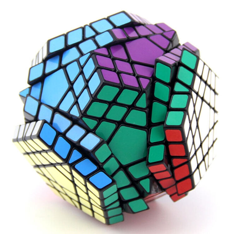 Carbon Fiber Membrane Third-order Magic Cube Children Educational Toys, Dodecahedron Shaped Magic Cube