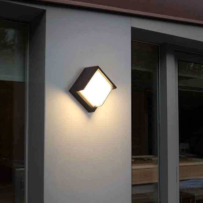 10W 3000K Patio Porch Garden Light Outdoor IP54 Waterproof LED Wall Lamp, 13cm Round Shape, 13cm Square Shape, 16cm Round Shape, 16cm Square Shape