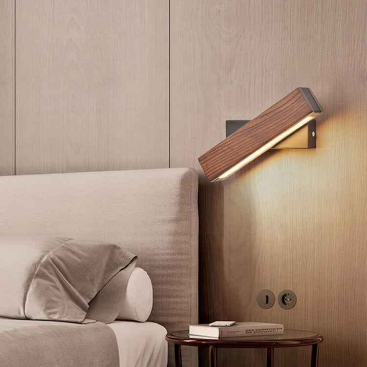 Simple Rotatable Bedside Bedroom Wall Lamp Warm Night Light, 21cm, 31cm