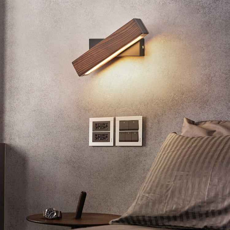 Simple Rotatable Bedside Bedroom Wall Lamp Warm Night Light, 21cm, 31cm