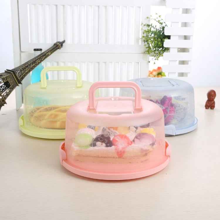 Plastic Round Handle Storage BoxePortable Cake Box