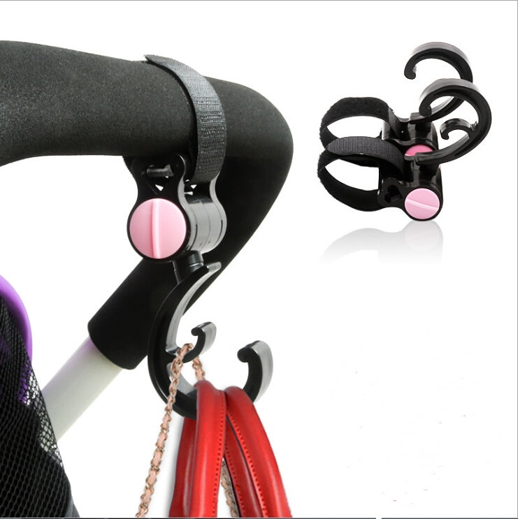 2 PCS/LOT Baby Stroller Accessories Hook Multifunction Baby Stroller Black Plastic Hook, Plastic Hook(Yellow), Plastic Hook(Pink)