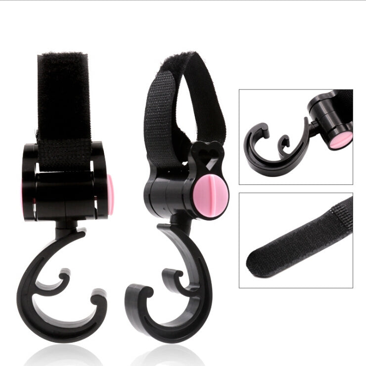 2 PCS/LOT Baby Stroller Accessories Hook Multifunction Baby Stroller Black Plastic Hook, Plastic Hook(Yellow), Plastic Hook(Pink)
