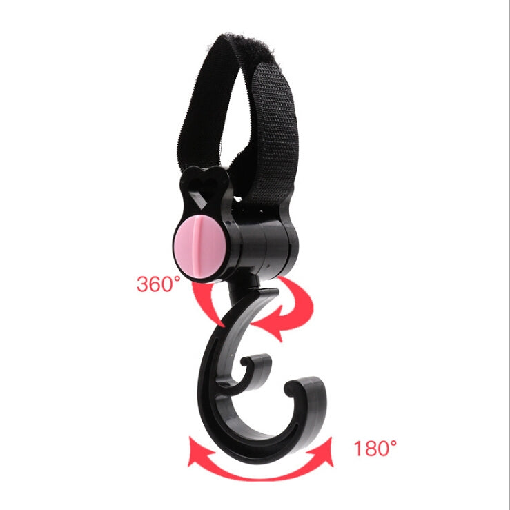 2 PCS/LOT Baby Stroller Accessories Hook Multifunction Baby Stroller Black Plastic Hook, Plastic Hook(Yellow), Plastic Hook(Pink)