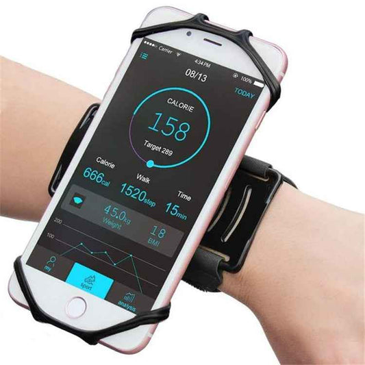 Rotating Arm With Mobile Phone Rack Sports Equipment Arm Bag Creative Outdoor Running Fitness Mobile Phone Bracket, Wrist, Arm