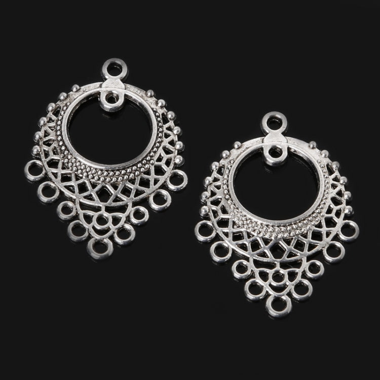 6 PCS Zinc Alloy Antique Silver DIY Metal Charms Pendants