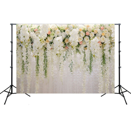 2.1m x 1.5m Flower Wall Simulation Rose Wedding Party Arrangement 3D Photography Background Cloth, H1 Flower Wall, H2 Flower Wall, H3 Flower Wall, H4 Flower Wall