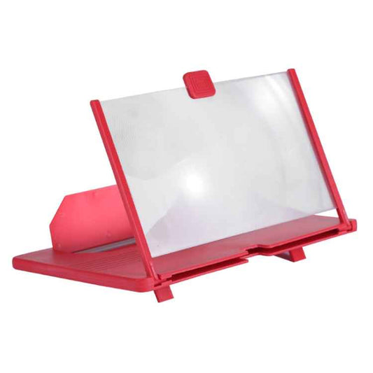 12 Inch Pull-Out Mobile Phone Screen Magnifier 3D Desktop Stand