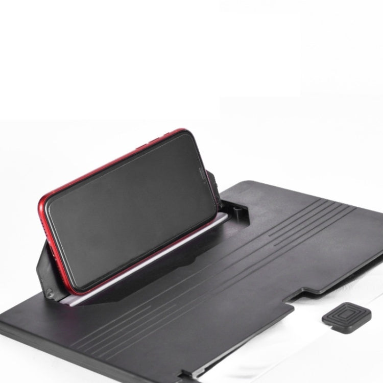12 Inch Pull-Out Mobile Phone Screen Magnifier 3D Desktop Stand