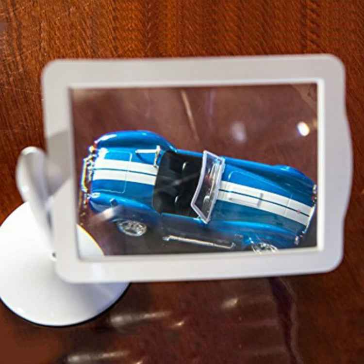 Reading Brighter Viewer LED Large Screen 3X Magnifier with White Light 360 Degree Rotation Hands-Free Desktop Magnifier