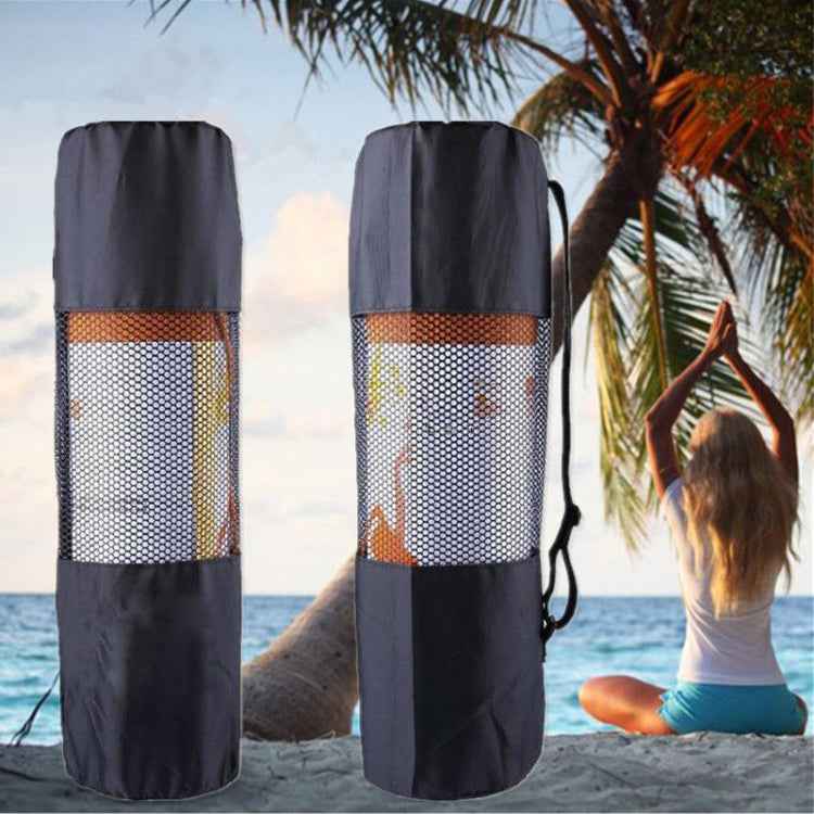 Yoga Pilates Mat Net Bag Carry Backpack, Suitable for 183cm x 61cm Yoga Mat