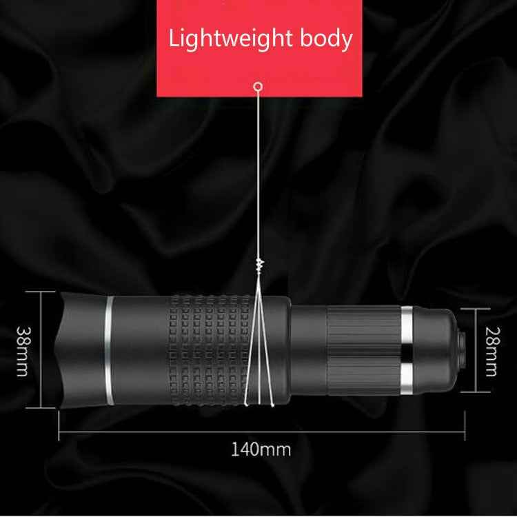 Bolanke Universal 20 Times Mobile Phone Telephoto Lens Monocular Live Broadcast HD 4K No Vignetting Lens