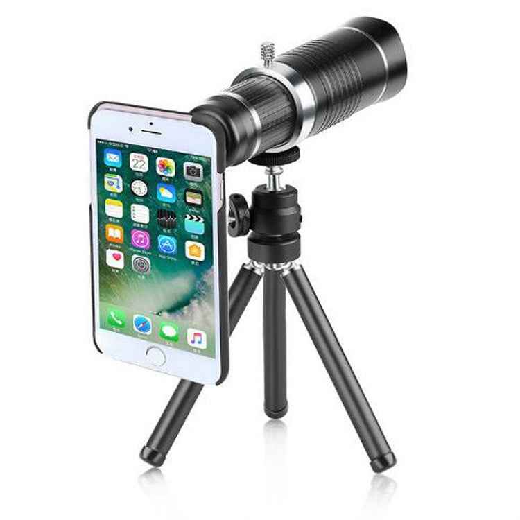 Bolanke Universal 20 Times Mobile Phone Telephoto Lens Monocular Live Broadcast HD 4K No Vignetting Lens