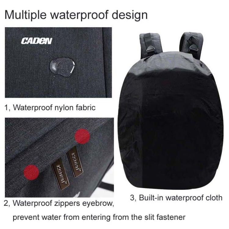CADeN USB SLR Camera Bag Canon Nikon Professional  Waterproof Portable Unisex Camera Bag