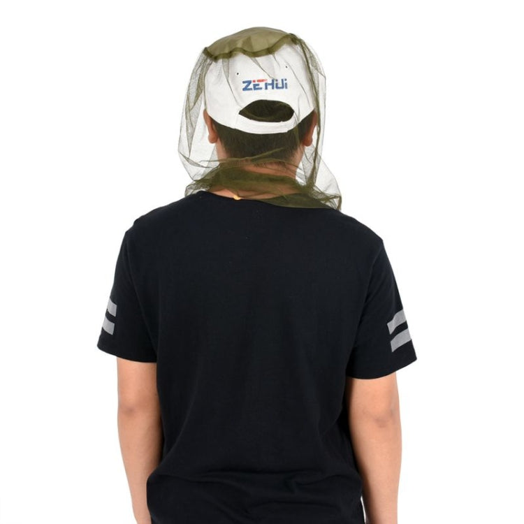 Anti-mosquito Bee Insect Net Hat Head Face Protection Net Cover Travel Camping Protector