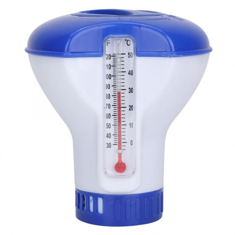 5 Inch Pool Thermometer Floating Water Pill Impetuous Pool Disinfection Automatic Drug Dispenser Pool Accessories