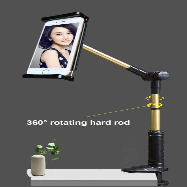 360 Degree Rotation Lazy Mount Folding Long Arm Phone Stand Holder for 4-14 Inch Tablet & Phone