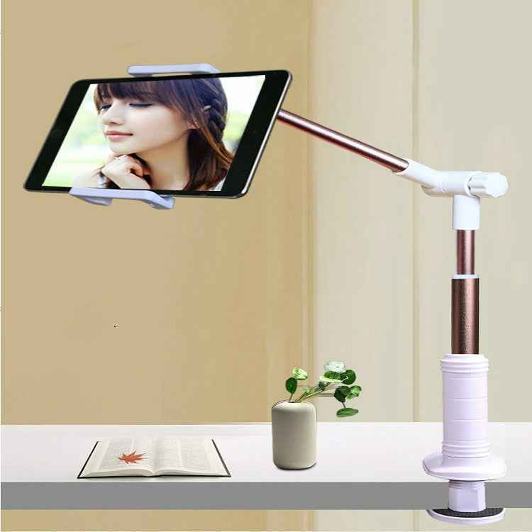 360 Degree Rotation Lazy Mount Folding Long Arm Phone Stand Holder for 4-14 Inch Tablet & Phone