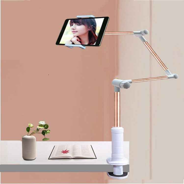 360 Degree Rotation Lazy Mount Folding Long Arm Phone Stand Holder for 4-14 Inch Tablet & Phone