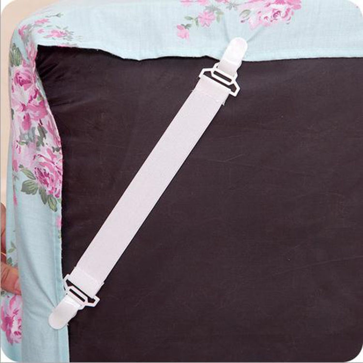 4 PCS  Non Slip Elastic Band Sheet Clips