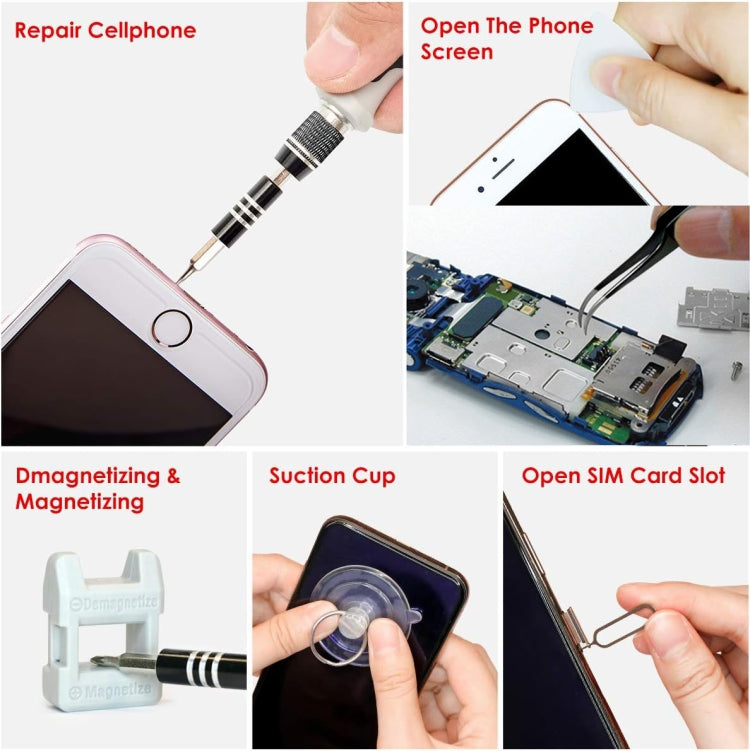 110 in 1 Magnetic Plum Screwdriver Mobile Phone Disassembly Repair Tool, 110 in 1