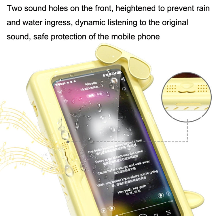 Bathroom Waterproof Mobile Phone Holder Bathing Watch TV Removable Touch Screen Mobile Phone Case