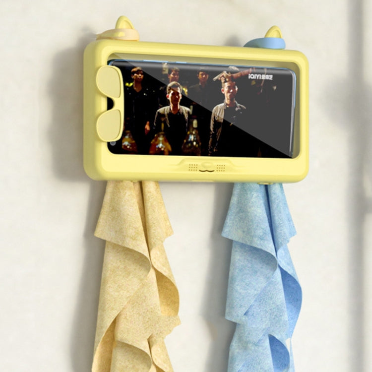 Bathroom Waterproof Mobile Phone Holder Bathing Watch TV Removable Touch Screen Mobile Phone Case