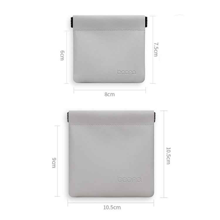 2 PCS Baona Earphone Data Cable Storage Bag Mini Portable U Disk Earphone Bag