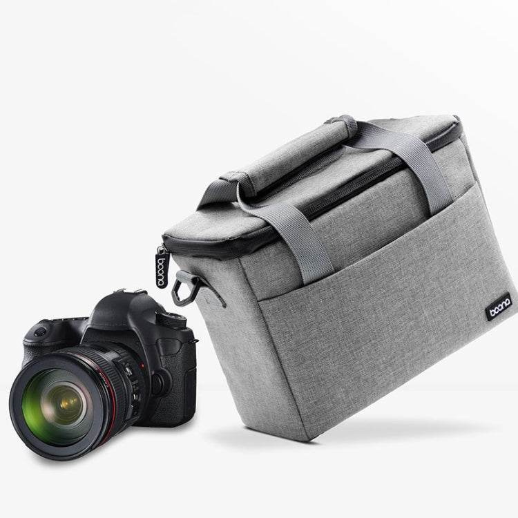 Baona BN-H001 Digital Camera Bag Casual Portable Camera Waterproof Bag, BN-H001 S(Gray), BN-H001 S(Black), BN-H001 M(Gray), BN-H001 M(Black), BN-H001 L(Gray), BN-H001 L(Black)