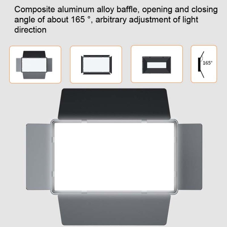 E900  55W  3000K-6500K Flat Panel Lights Live Broadcast Fill Light, Regular Models, Knob Model, Knob Battery Model