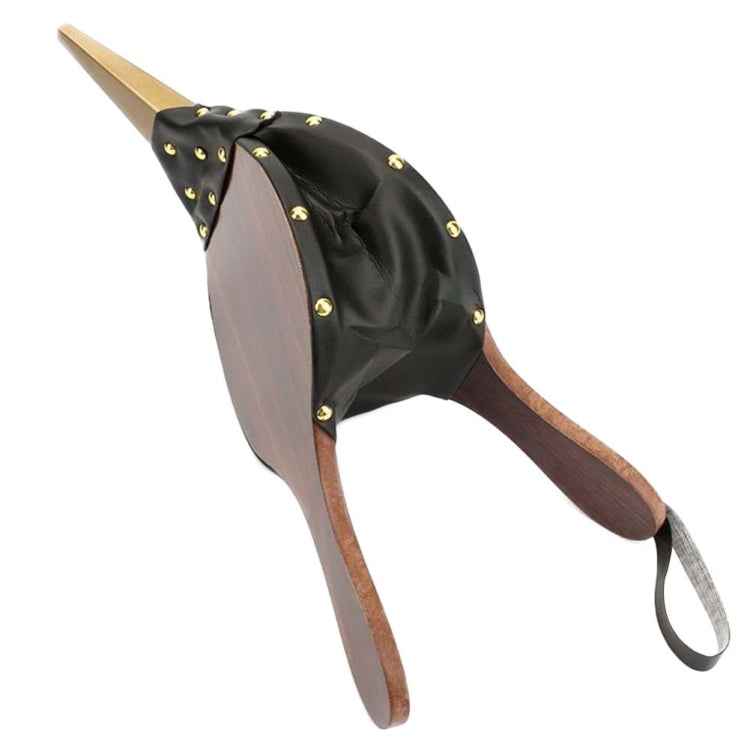 Wooden Vintage Dark Brown Fireplace Blower Traditional Cooker DIY Accessories