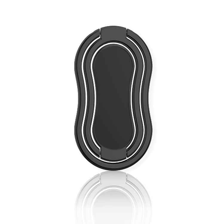 Metal Car Mobile Phone Folding Bracket Ring Buckle Paste Bracket,Style: