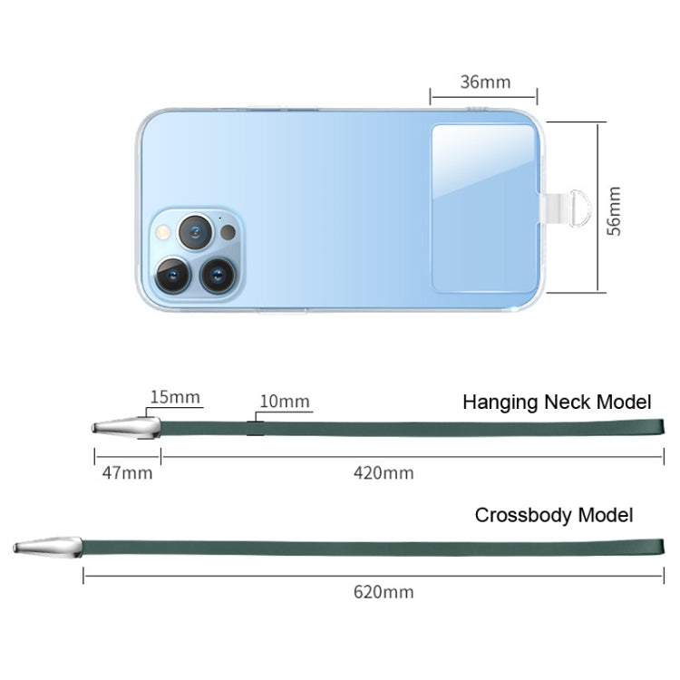 Power Vehicle Mobile Phone Anti-lost Lanyard With Patch,Style:, Hanging Neck Model, Crossbody Model