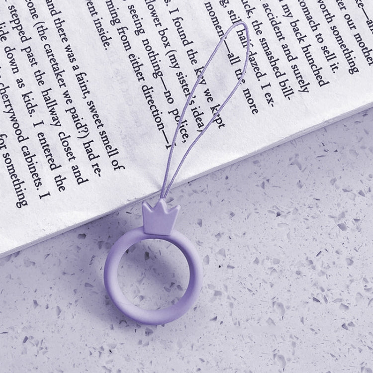 10pcs Crown Model Finger Ring Silicone Cell Phone Lanyard U Disk Rope, Crown Dark Green, Crown Matcha Green, Crown Sky Blue, Crown Black, Crown Red, Crown Lavender Gray, Crown Midnight Blue, Crown Sand Pink, Crown Lilac Violet, Crown Lemon Yellow      ...