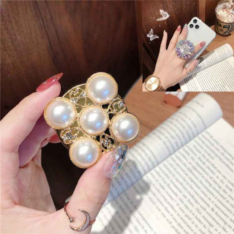 2 PCS Lazy Man Live Shooting Mobile Phone Rotating Ring Buckle Holder